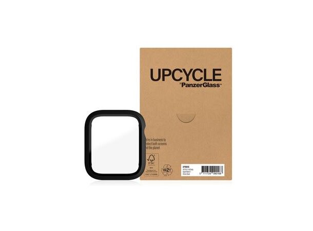 PanzerGlass Deksel Iphone Watch 7/8 45 mm, heldekkende sort 