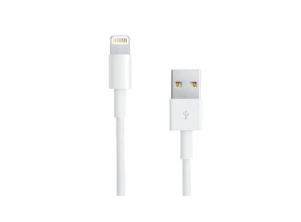 Ladekabel for Apple USB til Lightning Hvit, 90 Cm 