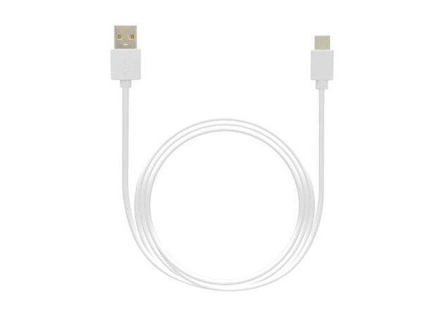 Grab ‘n Go ladekabel 2,0 m, Hvit USB-A - USB-C 