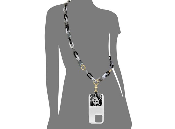 Anne Klein Kroppsreim til Mobiltelefon Black and White 