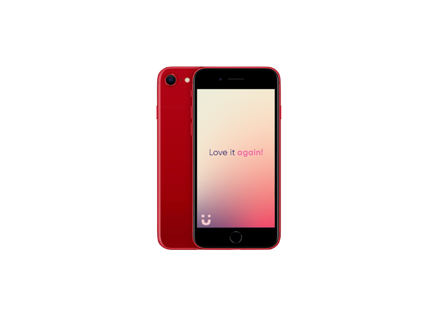 Brukt  iPhone SE 2022 64GB, Red Grade B  Pent Brukt Minst 85% 