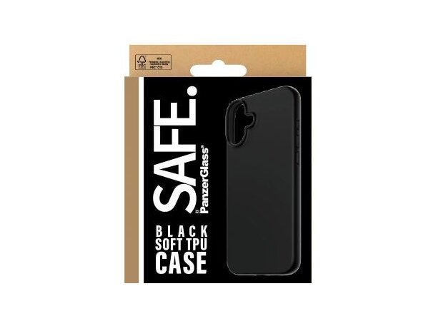 PanzerGlass Deksel Iphone12/12 Pro/13/14 Soft TPU Black 