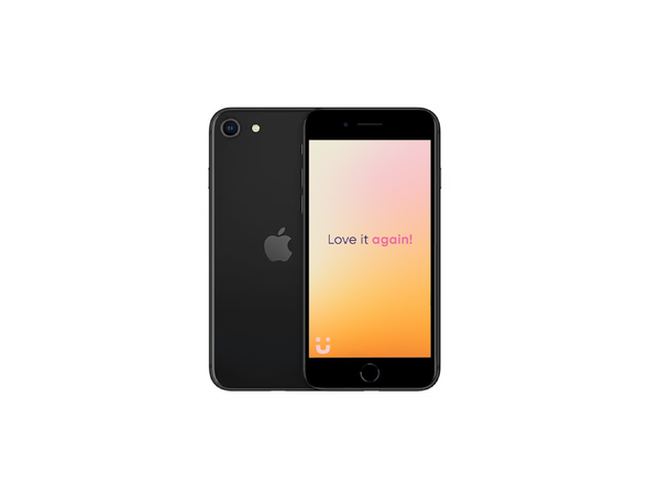 Brukt  iPhone SE 2020 64GB, Black Grade A Svært Pent Brukt Minst 85% 