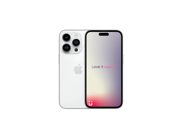 Brukt  iPhone 14 Pro 128GB, Silver Grade B Meget Pent Brukt Minst 95% 