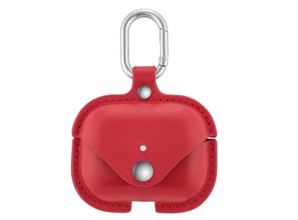 WithIt Leather Case Airpod PRO Case for Airpod, Red 