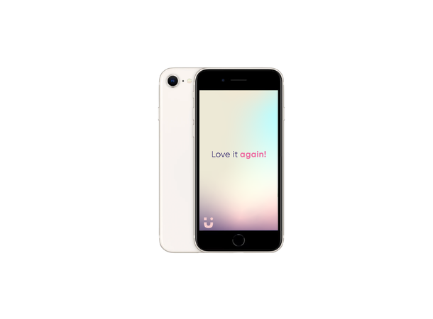 Brukt  iPhone SE 2022 64GB, Starlight Grade B Meget Pent Brukt Minst 85% 