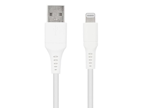 Grab ‘n Go ladekabel 1,0 m, Hvit USB-A -Lightning (MFI) 