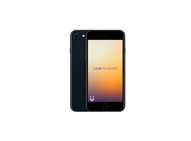 Brukt  iPhone SE 2022 64GB, Midnight Grade B Svært Pent Brukt Minst 85% 