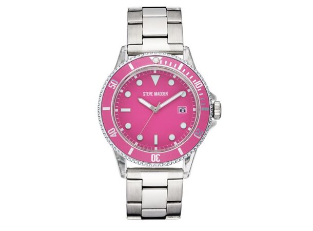 Steve Madden Klokke SM-1037PKSV Gradering A+  Helt Ny 
